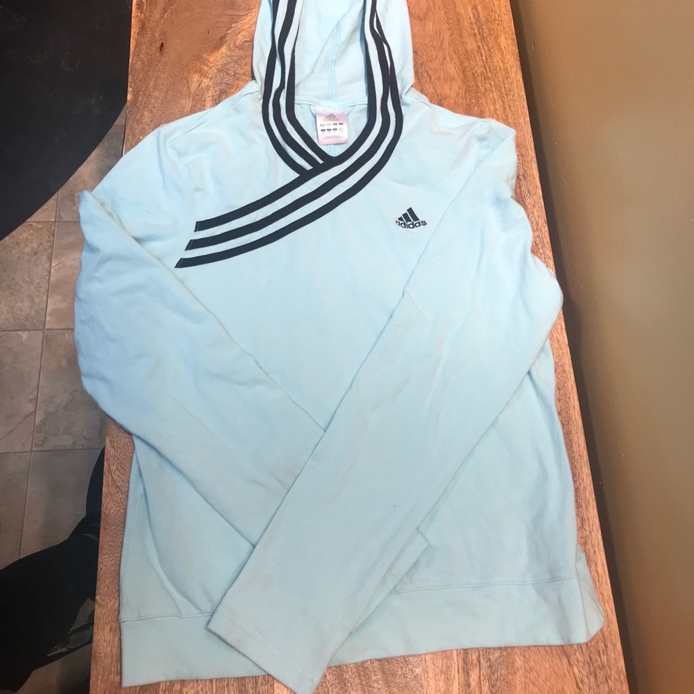 Women’s Adidas Shirt with hood size medium